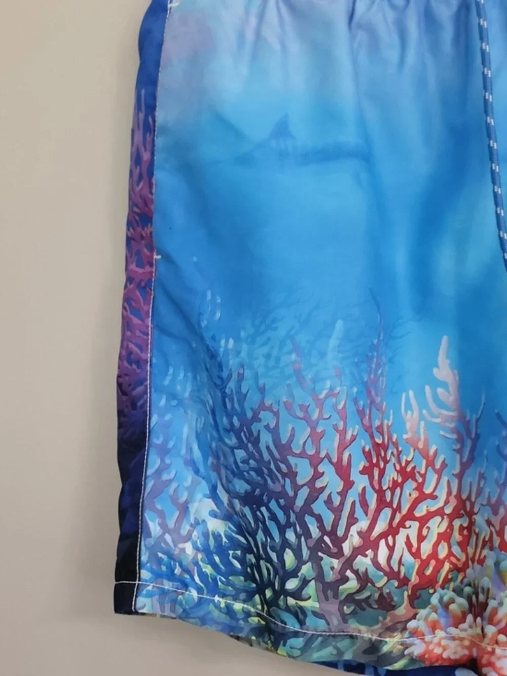 Tommy Bahama Relax Blue Coral Reef Men's Swim Trunks Size L